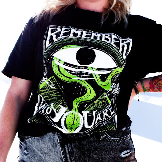 REMEMBER WHO YOU ARE T-SHIRT | GLOW IN THE DARK | LIMITED EDITION