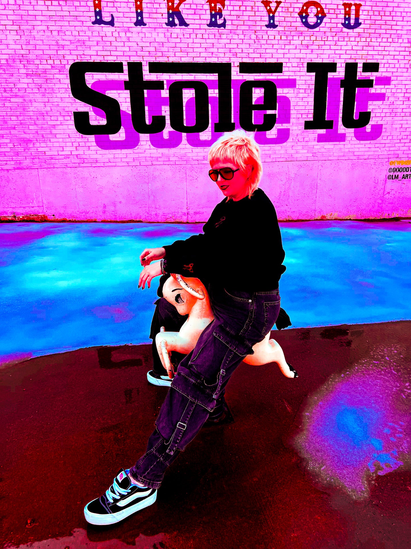 TOY Special Edition Cropped Bow Sweatshirt