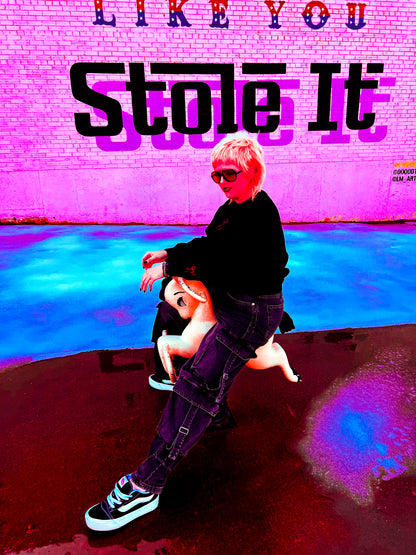 TOY Special Edition Cropped Bow Sweatshirt